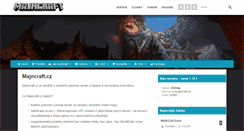 Desktop Screenshot of majncraft.cz