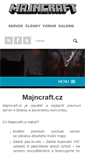 Mobile Screenshot of majncraft.cz